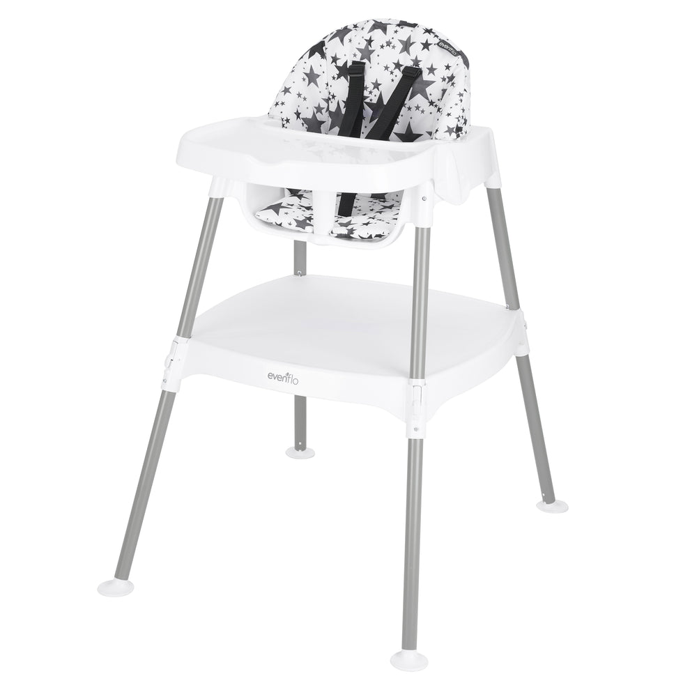Evenflo 4-in-1 Eat & Grow Convertible High Chair (Pop Star White)