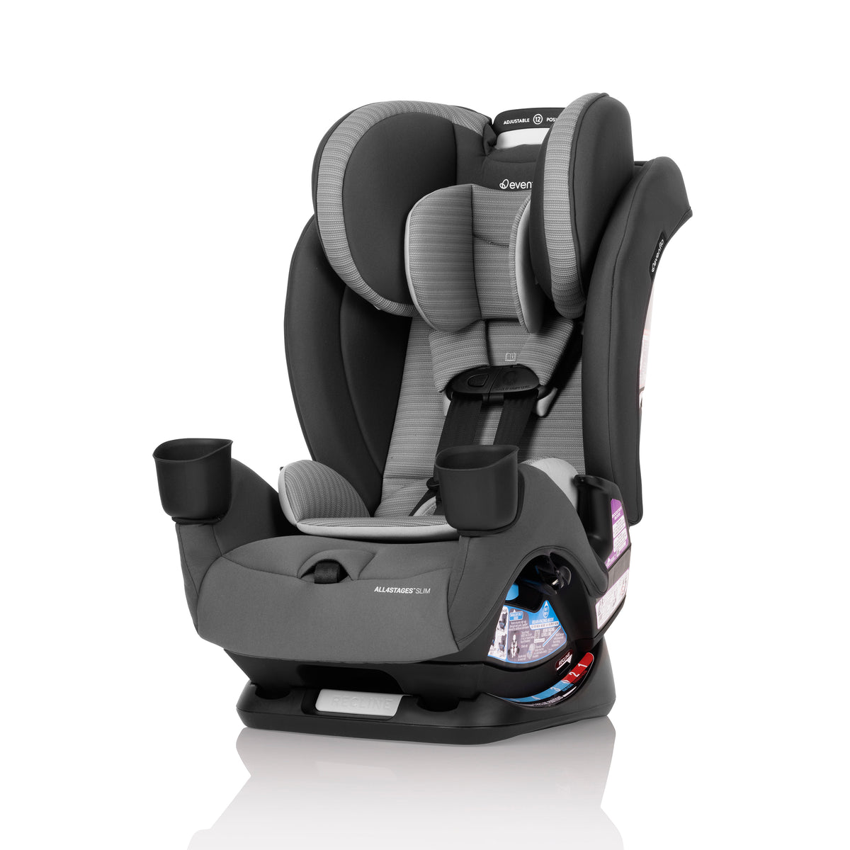All4Stages Slim 4-in-1 Convertible Car Seat - Baldwin Gray
