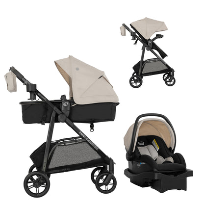 Omni Signature Travel System with LiteMax Infant Car Seat (Coastal Coffee)