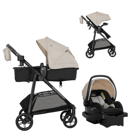 Omni Signature Travel System with LiteMax Infant Car Seat (Coastal Coffee)