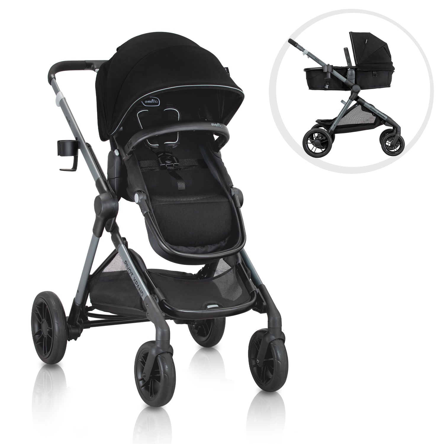 Pivot Xpand Modular Stroller (Ayrshire Black)