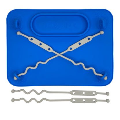 Busy Baby Mat with Toy Straps BLUE
