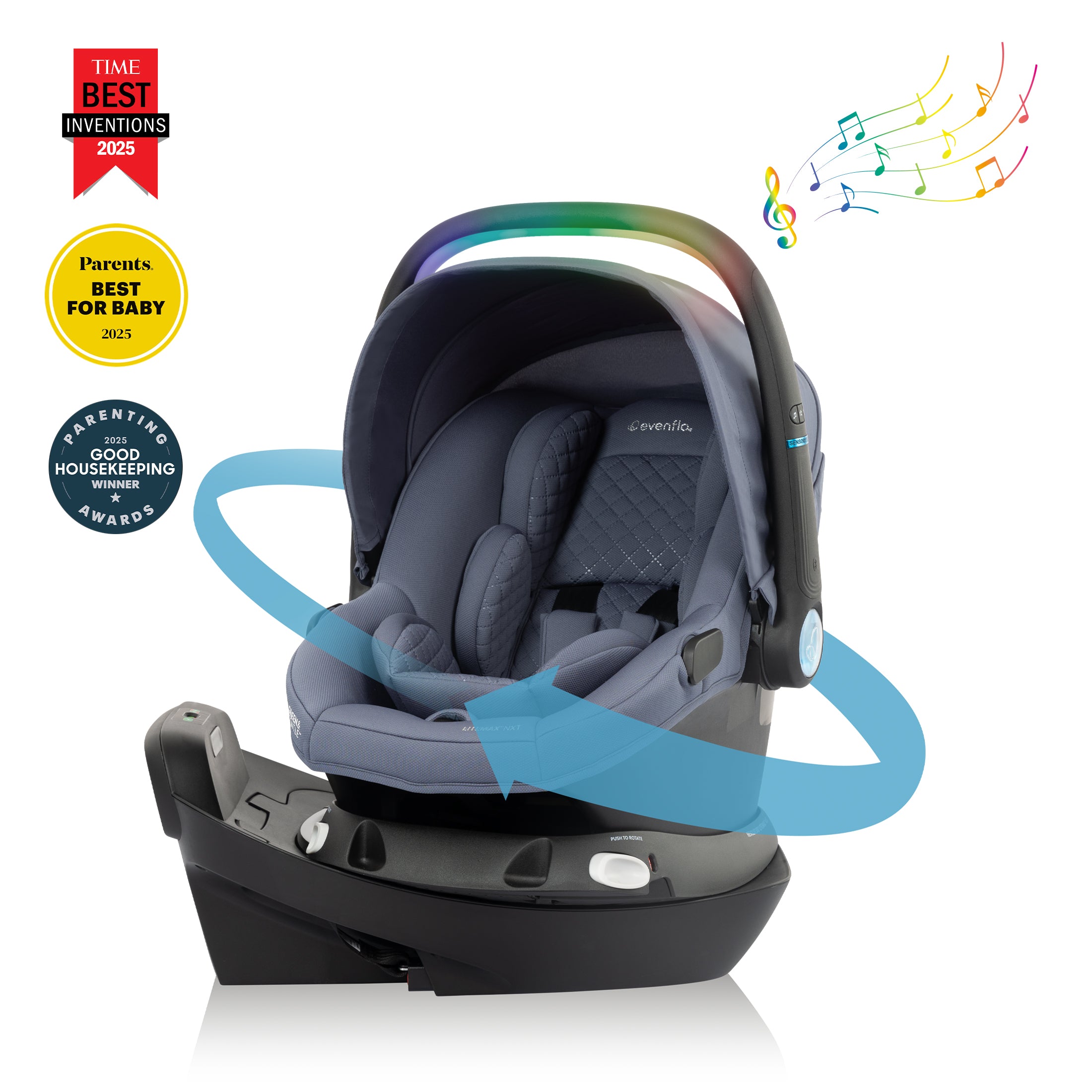 evenflo イーブンフロー　LITEMAX ライトマックス　チャイルドシート Evenflo LiteMax NXT Infant Car Seat, Agate - Walmart.com