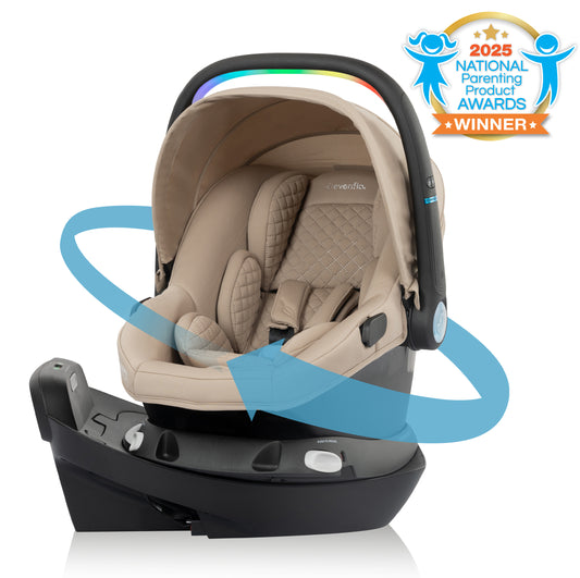Revolve180 LiteMax NXT Rotating Infant Car Seat with SensorySoothe