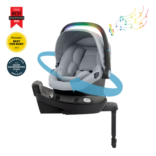 Revolve180 LiteMax NXT Rotational Infant Car Seat with SensorySoothe & Accessory Load Leg