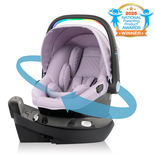 Revolve180 LiteMax NXT Rotating Infant Car Seat with SensorySoothe