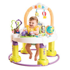 ExerSaucer Triple Fun+ World Traveler Bouncing Activity Center