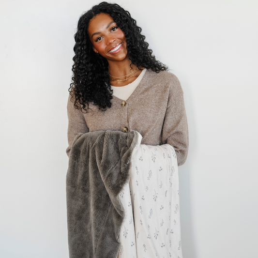 Minky/Lush XL Blankets Jasmine Throw
