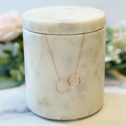 Miscarriage, loss of a baby Tied together infinity necklace, poem card, NON- TARNISH necklace, box & ribbon gift