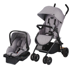 Sibby Travel System with LiteMax 35 Infant Car Seat and Rider Board