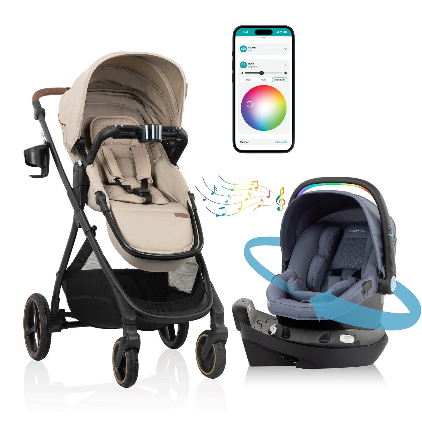 travel system single stroller Shyft Intuiti+ Stroller Revolve180 LiteMax NXT Choose Your Revolve180 LiteMax NXT Car Seat Color Build Your own custom Travel System! Shyft Intuiti+