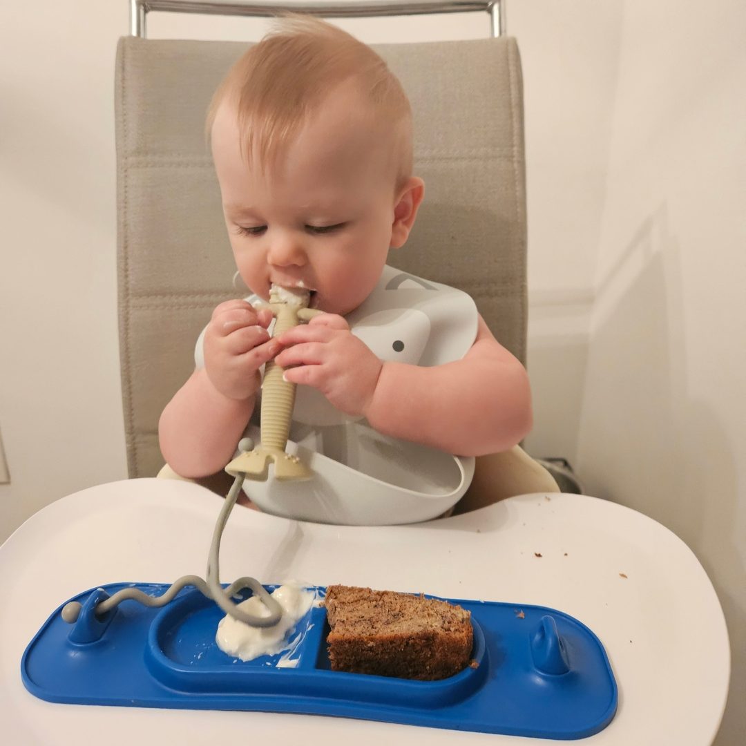 Busy Baby Mini Mat with Toy Straps BLUE