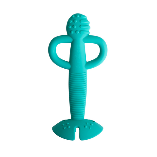 2-in-1 Teether & Training Spoon SPEARMINT