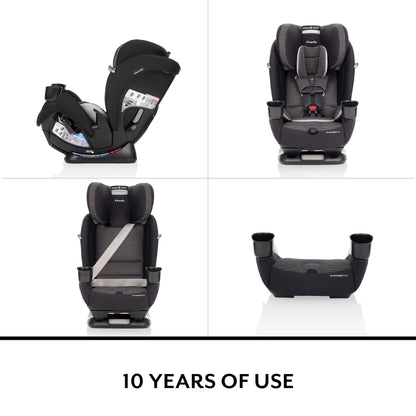 All4Stages Slim 4-in-1 Convertible Car Seat - Baldwin Gray