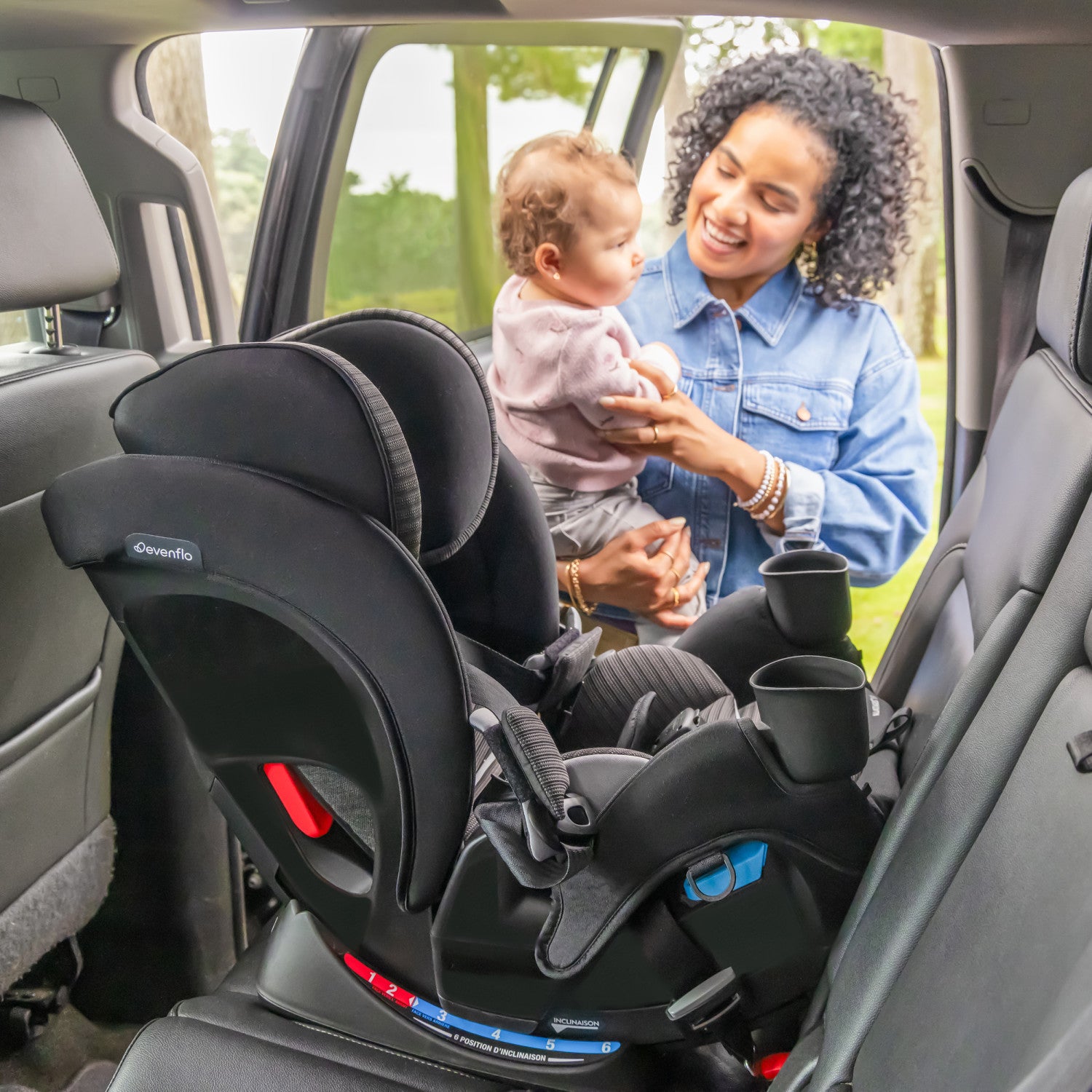 Evenflo All4Stages Slim 4-in-1 Convertible Car Seat