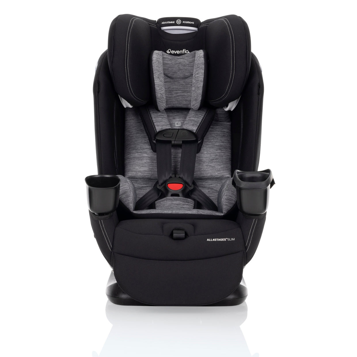 All4Stages Slim Plus Canopy 4-in-1 Convertible Car Seat Howell Black