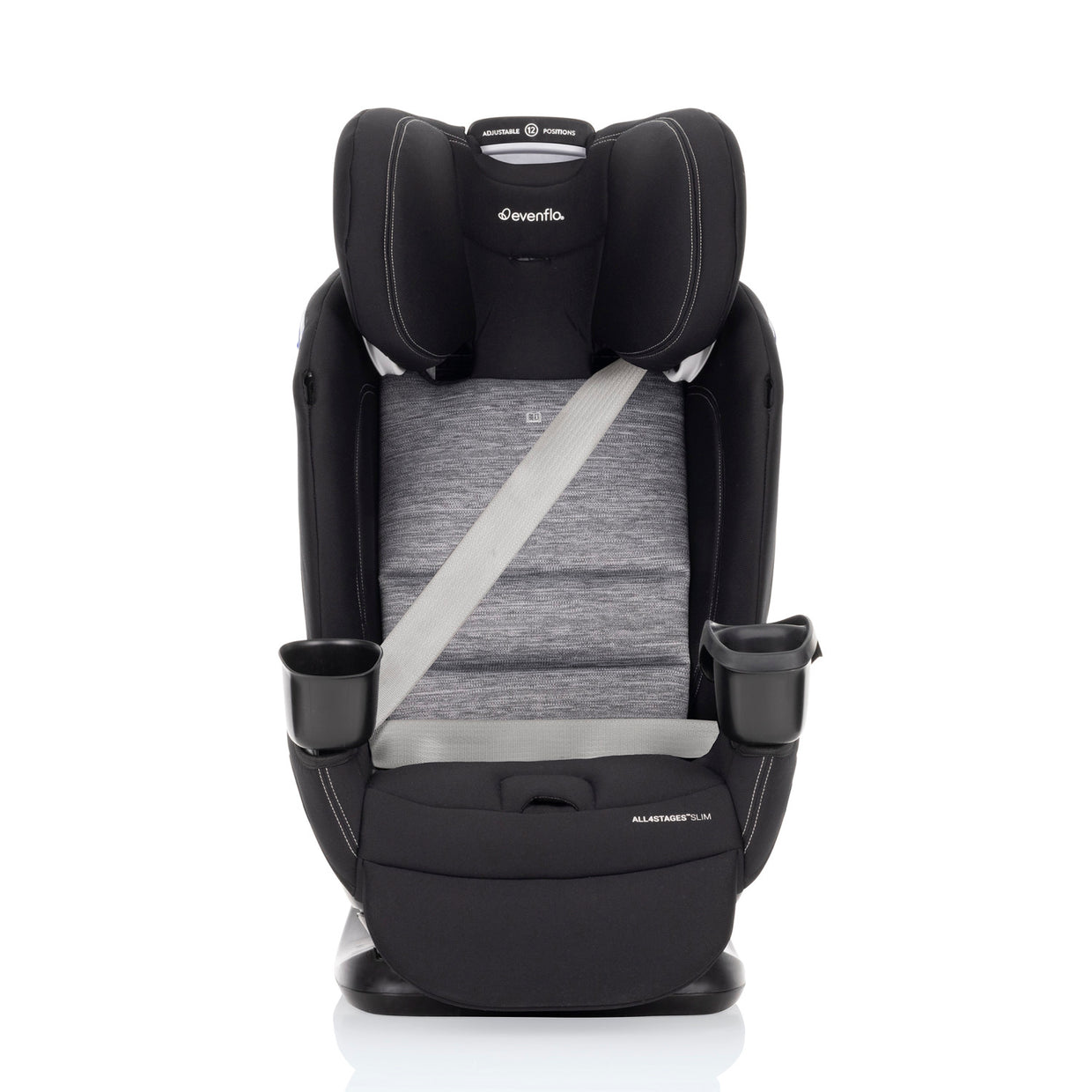 All4Stages Slim Plus Canopy 4-in-1 Convertible Car Seat Howell Black
