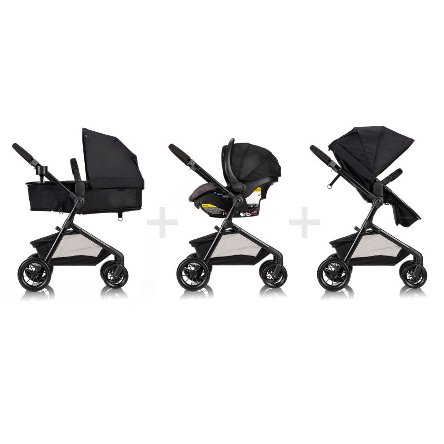 Pivot Modular Travel System with LiteMax Infant Car Seat with Anti-Rebound Bar styles