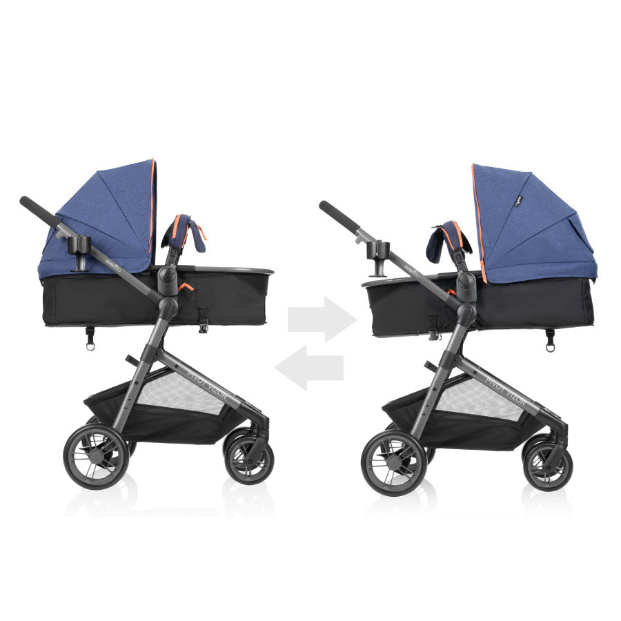 evenflo pivot vizor travel system with litemax Evenflo Pivot Vizor Travel System with LiteMax Infant Car Seat