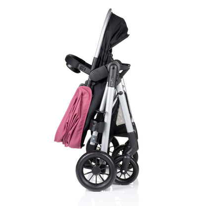 Pivot Modular Travel System with LiteMax Infant Car Seat with Anti-Rebound Bar folded 4