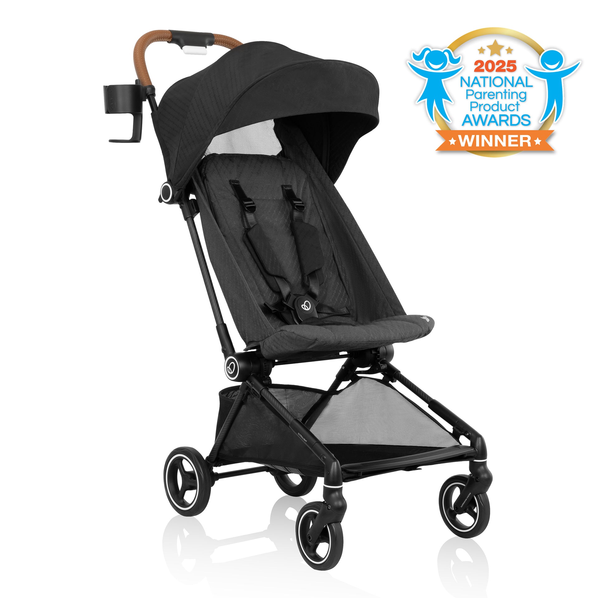 Evenflo Hummingbird Ultra-Lightweight Carbon Fiber Stroller (Crest Gray)