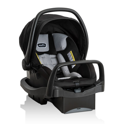 Pivot Modular Travel System with LiteMax Infant Car Seat with Anti-Rebound Bar base side
