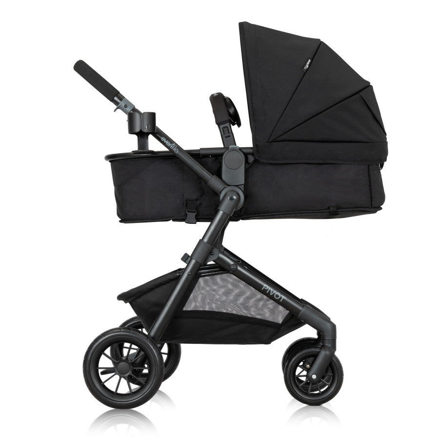 Pivot Modular Travel System with LiteMax Infant Car Seat with Anti-Rebound Bar full side 3
