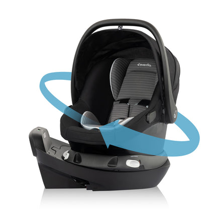 Revolve180 LiteMax NXT Rotational Infant Car Seat rotate