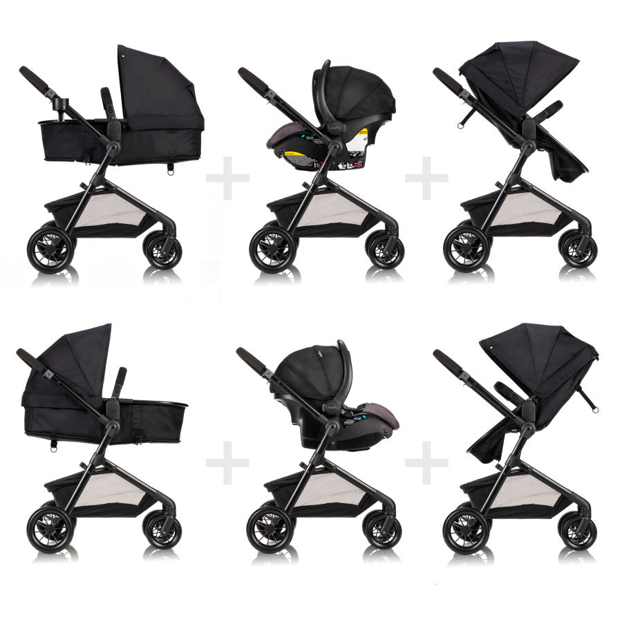 Pivot Modular Travel System with LiteMax Infant Car Seat with Anti-Rebound Bar styles 1