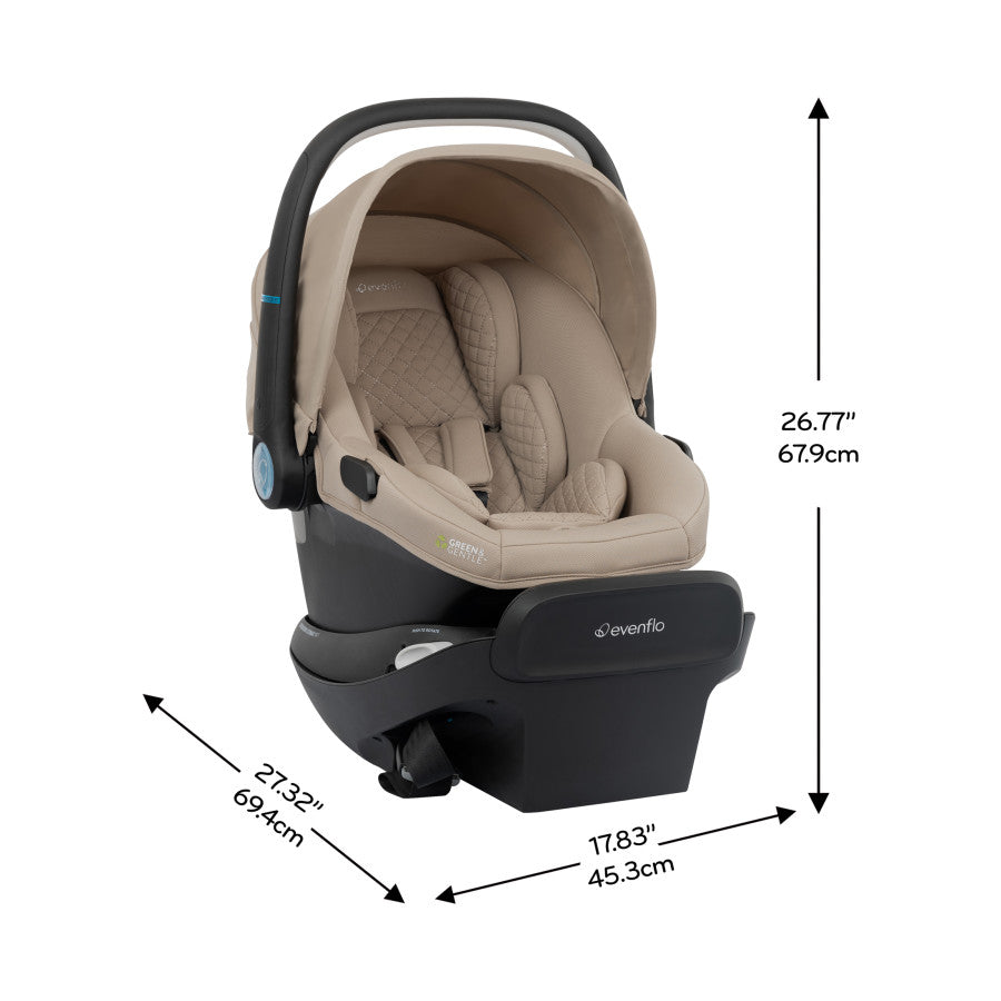 Revolve180 LiteMax NXT Rotational Infant Car Seat with SensorySoothe measure 3
