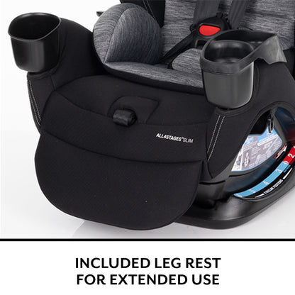 All4Stages Slim Plus Canopy 4-in-1 Convertible Car Seat - Howell Black