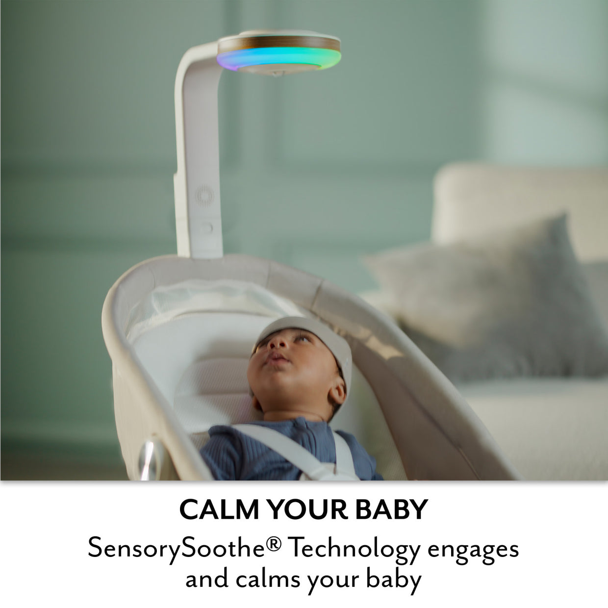 Evenflo Elara™ 2-in-1 Smart Motion Swing & Soothing Nest™