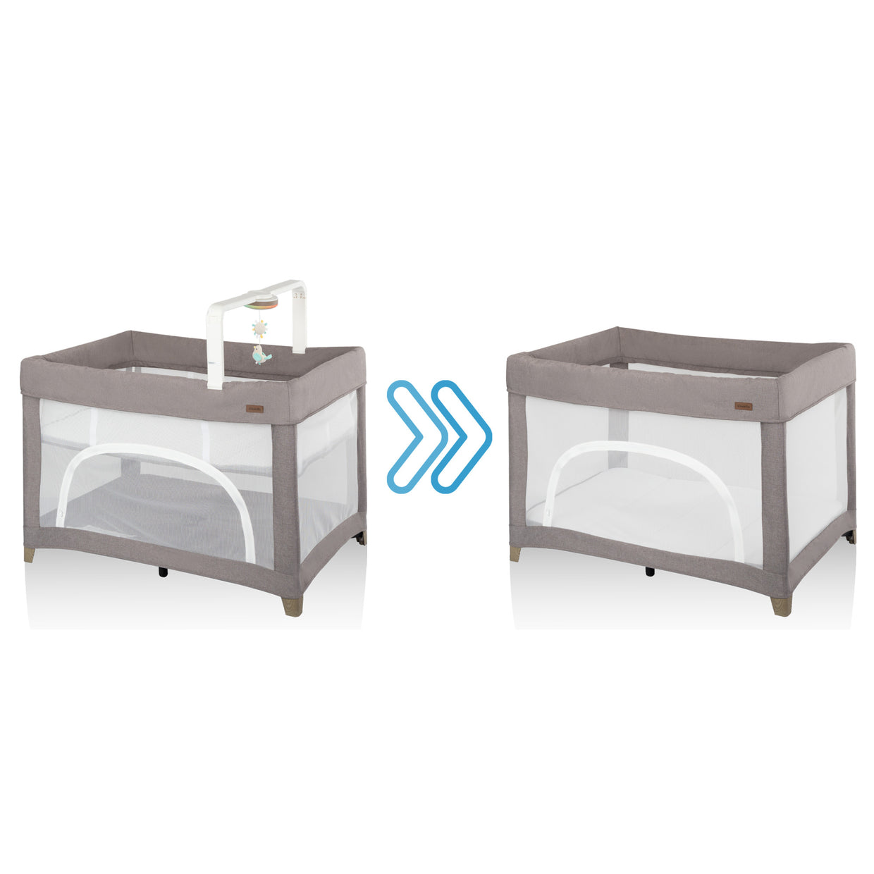 evenflo arena 4-in-1 playard dash Evenflo Eris™ One-Hand Playard with Bassinet