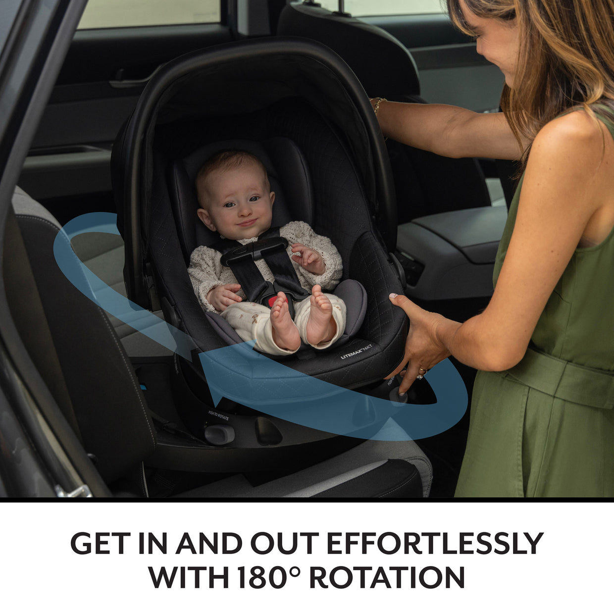Evenflo Evenflo Omni Ultra Travel System with Revolve180 LiteMax NXT Rotating Preemie and Infant Car Seat