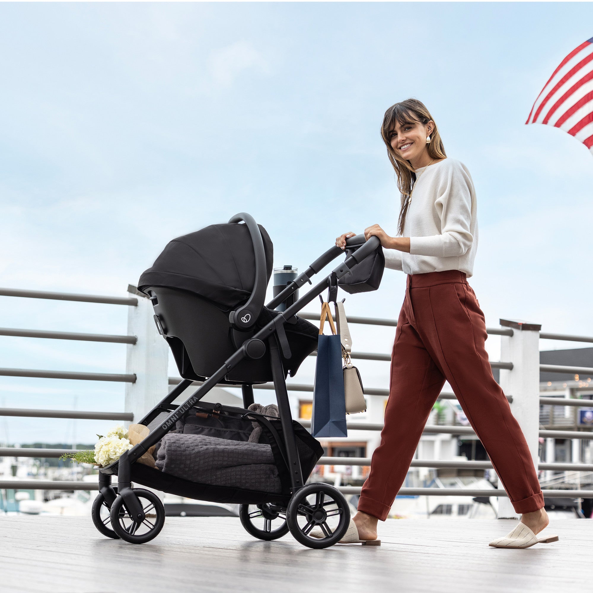 Evenflo Evenflo Omni Ultra Travel System with Revolve180 LiteMax