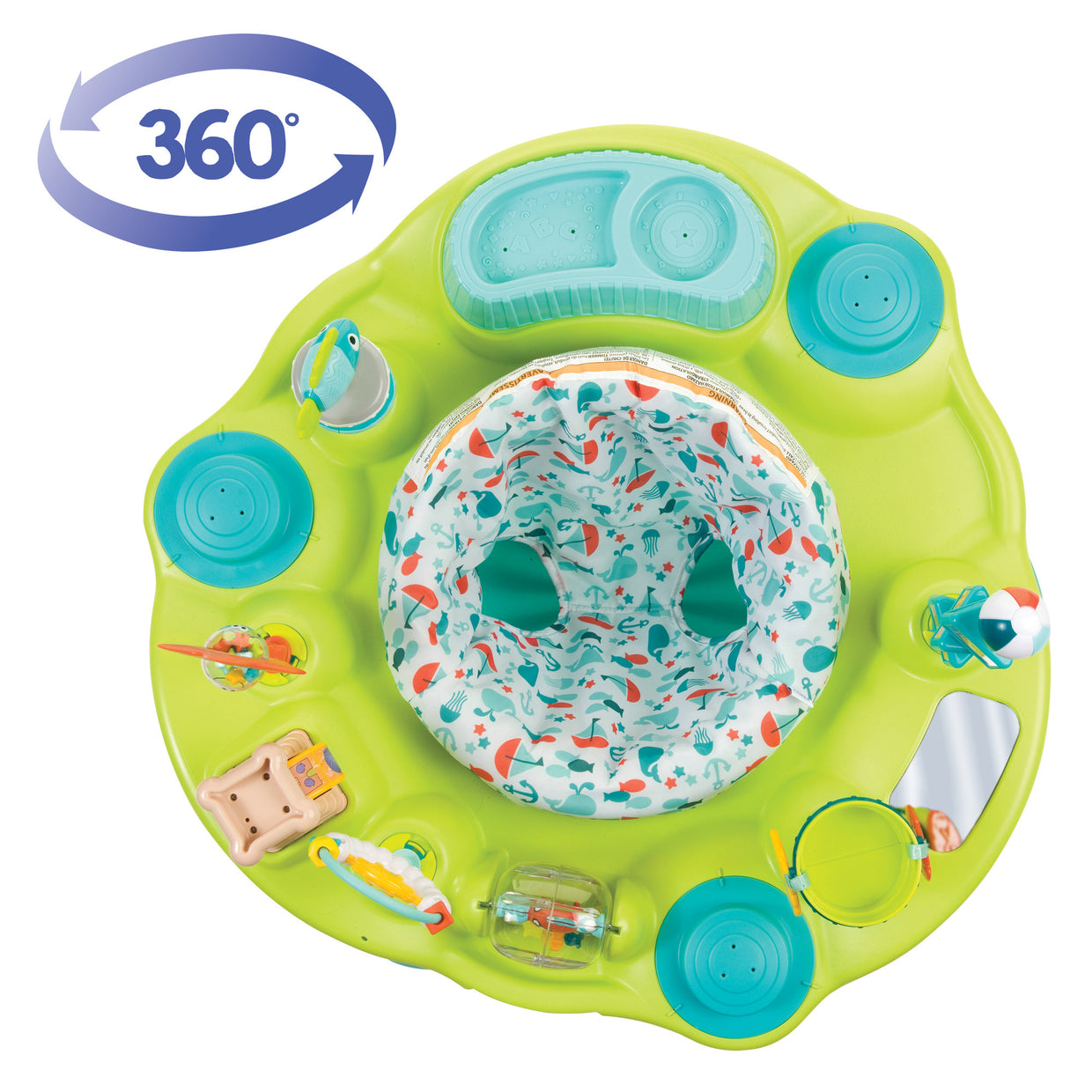 evenflo bouncing activity saucer Evenflo Seaside Splash Activity Center