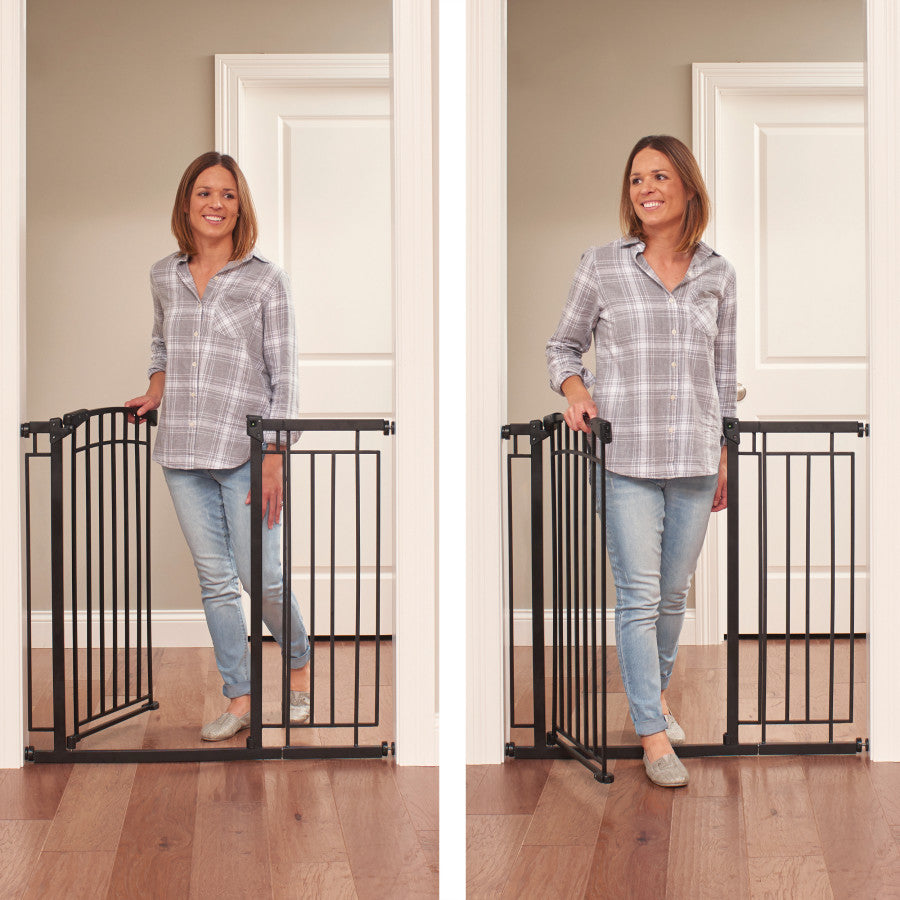 Multi-Use Décor Tall Walk-Thru Baby Gate