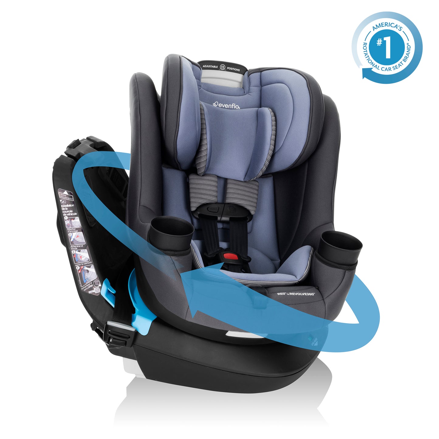 REO by Revolve360 Rotating Convertible Car Seat (Brookline)