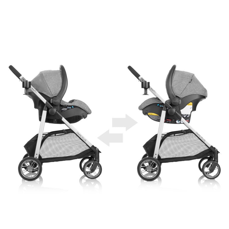 Omni Plus Modular Travel System with LiteMax Sport Rear-Facing Infant Car Seat 7