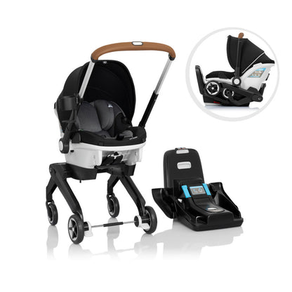 Shyft DualRide Infant Car Seat Stroller Combo with Carryall Storage & Extended Canopy Bundle