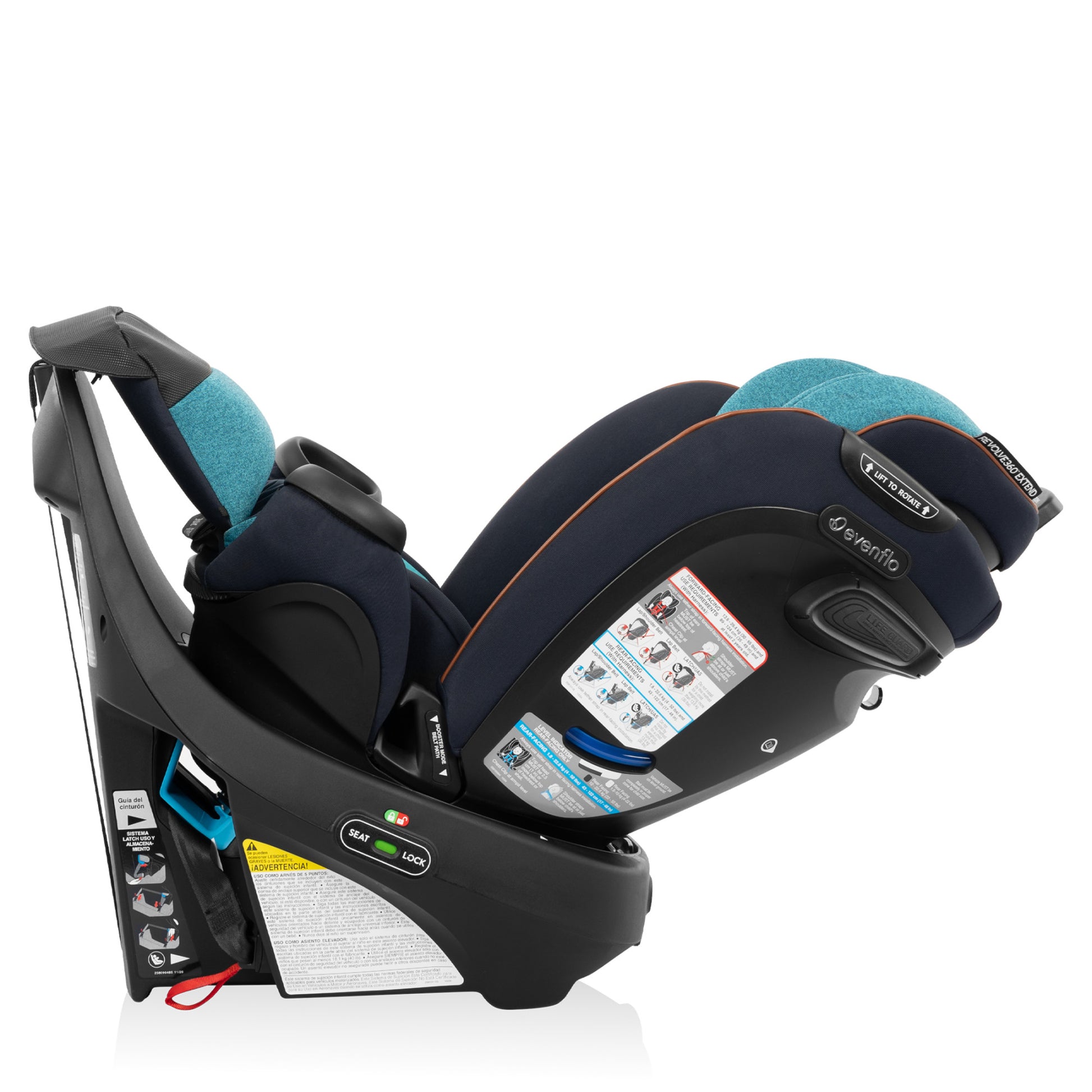 evenflo revolve 360 extend sensorsafe Evenflo Revolve360 Extend All-in-One Rotational Car Seat with SensorSafe