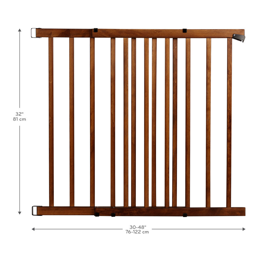 Walk-Thru Top Of Stairs Baby Gate