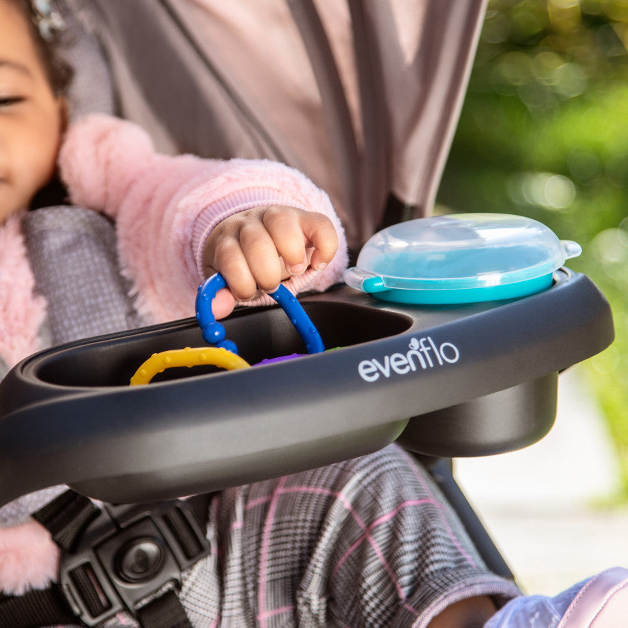 Stroller Snack Tray With Removable Cup  Evenflo® Official Site – Evenflo®  Company, Inc