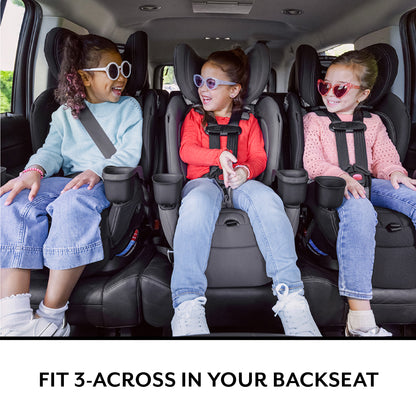 All4Stages Slim Plus Canopy 4-in-1 Convertible Car Seat - Howell Black