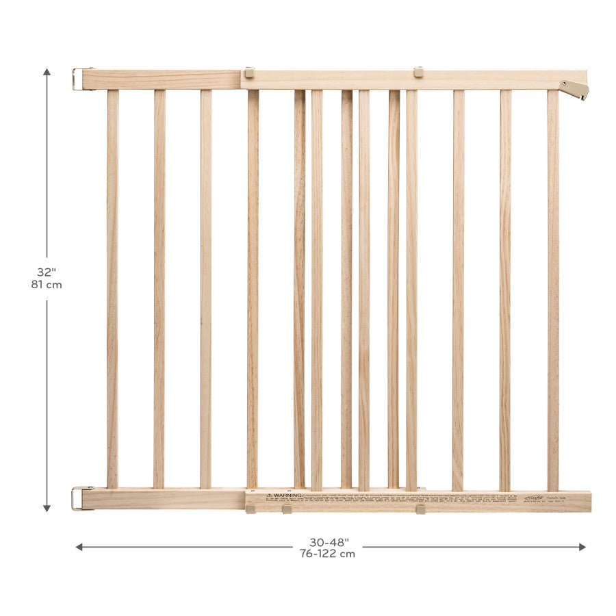 Walk-Thru Top Of Stairs Baby Gate