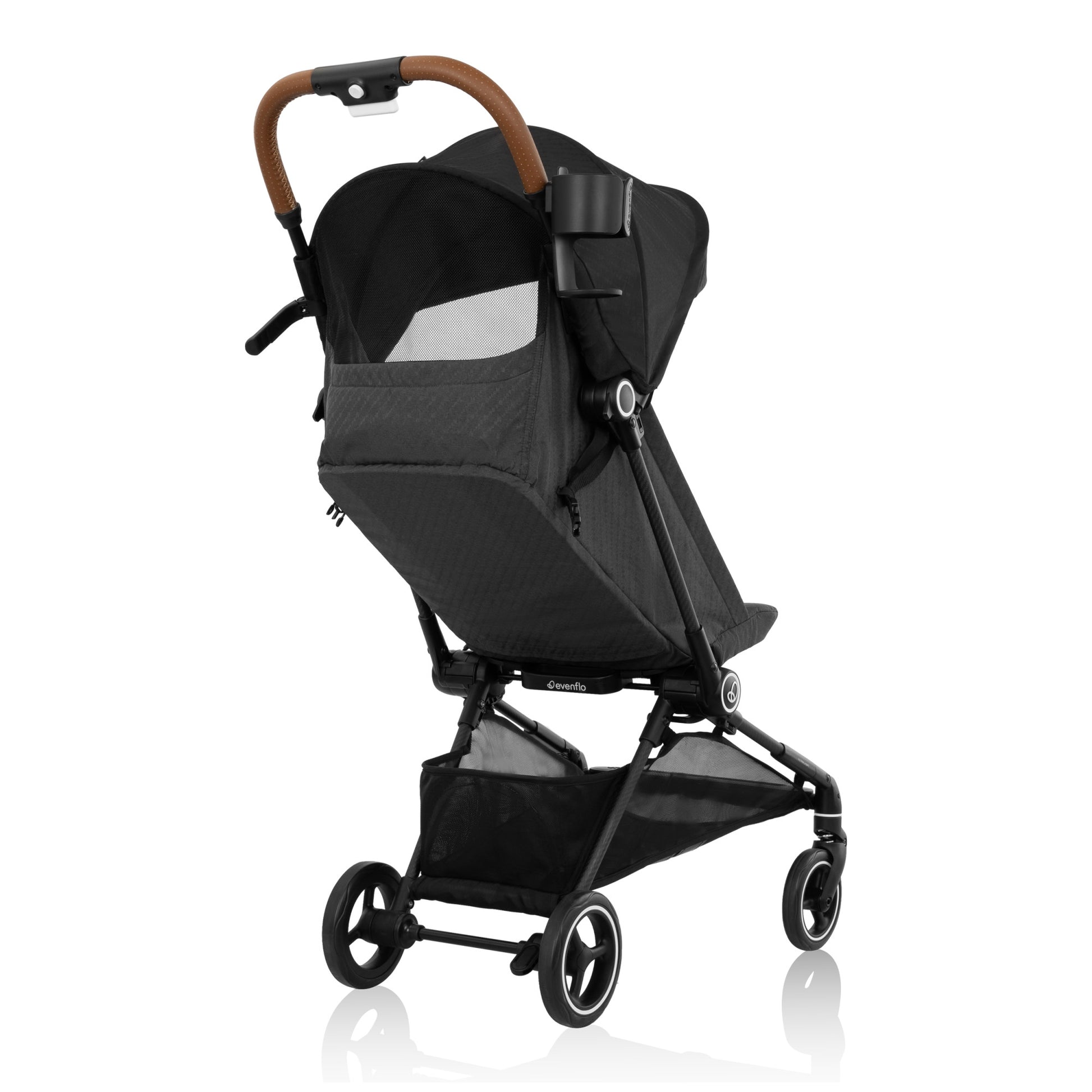 Hummingbird Ultra-Lightweight Carbon Fiber Stroller Crest Gray side back