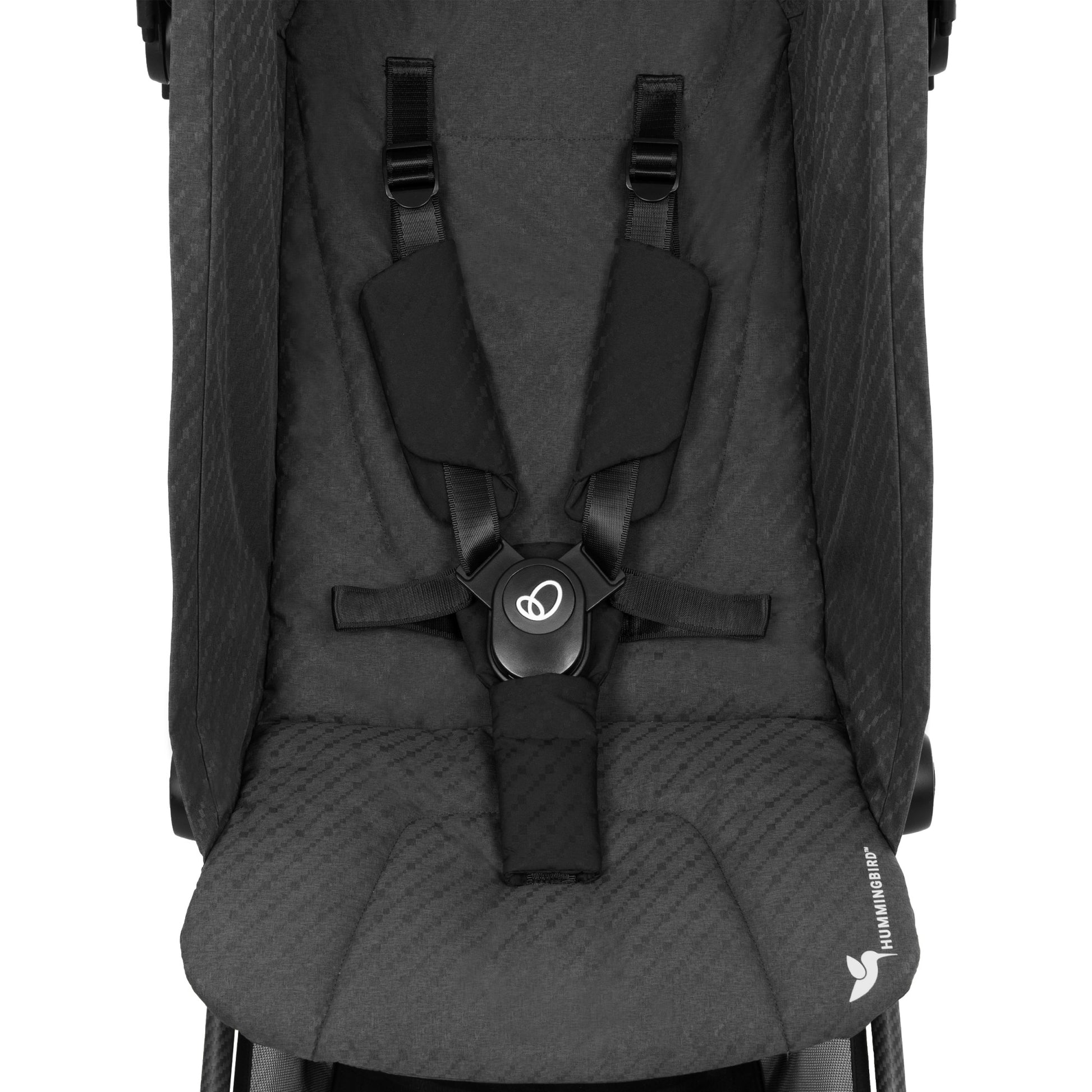 Hummingbird Ultra-Lightweight Carbon Fiber Stroller Crest Gray full front
