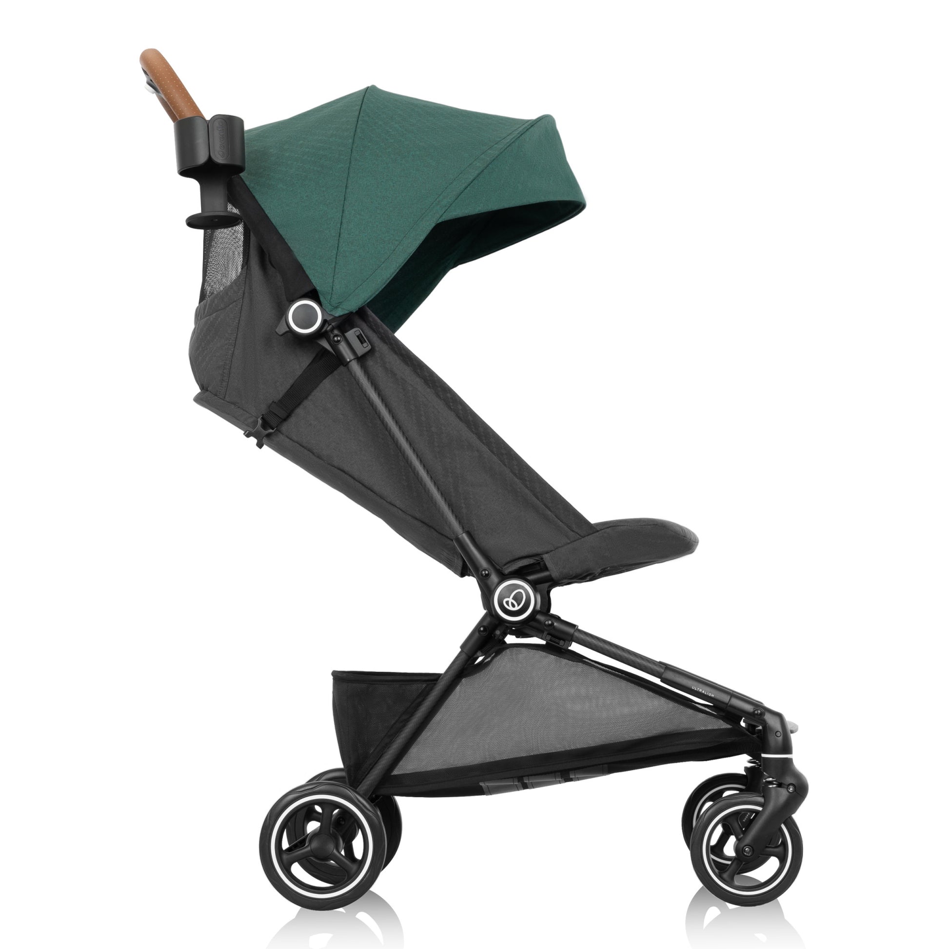 Hummingbird Ultra-Lightweight Carbon Fiber Stroller Caslon Green side