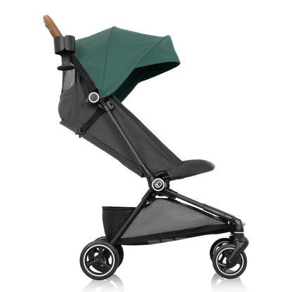 Hummingbird Ultra-Lightweight Carbon Fiber Stroller Caslon Green side