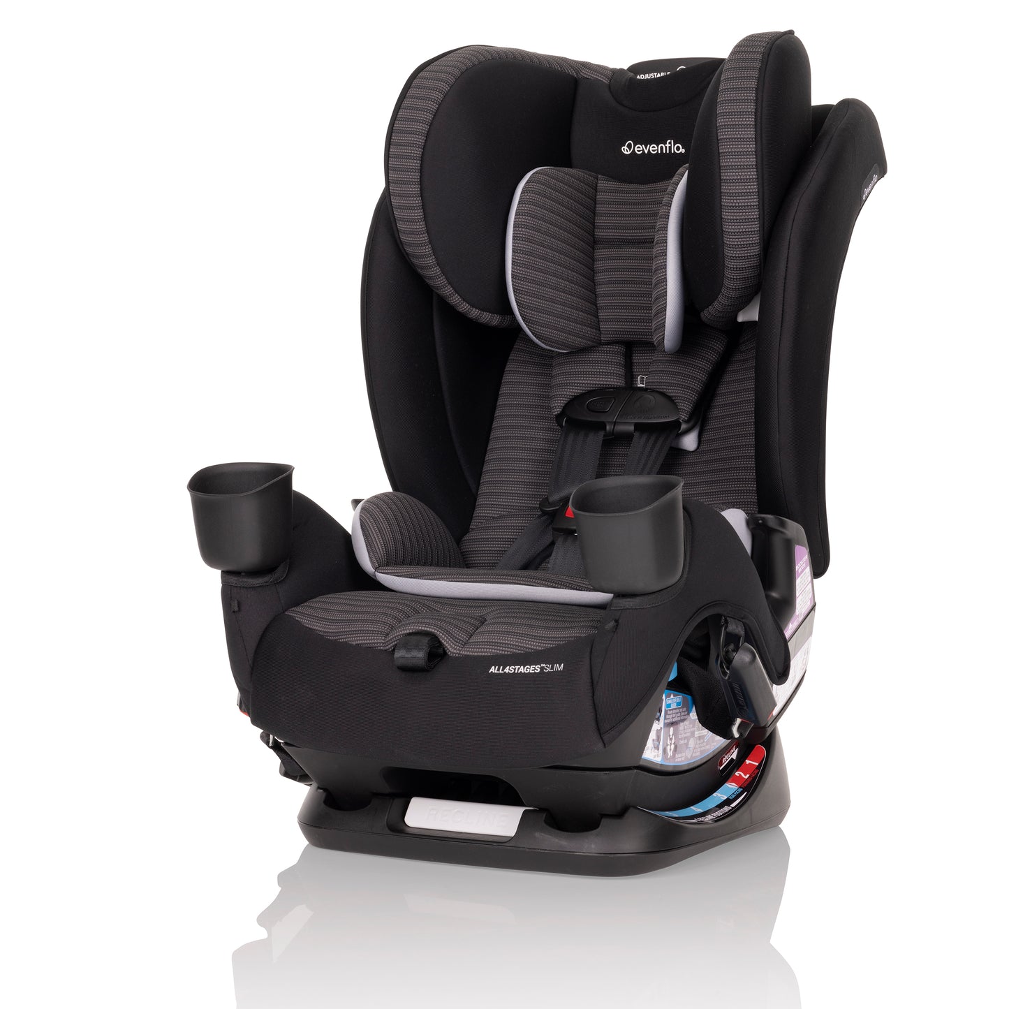 All4Stages Slim 4-in-1 Convertible Car Seat (Tybee Black)